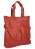 Torebka Damska Shopper Bag XL firmy Hernan HB0362 Ceglasta
